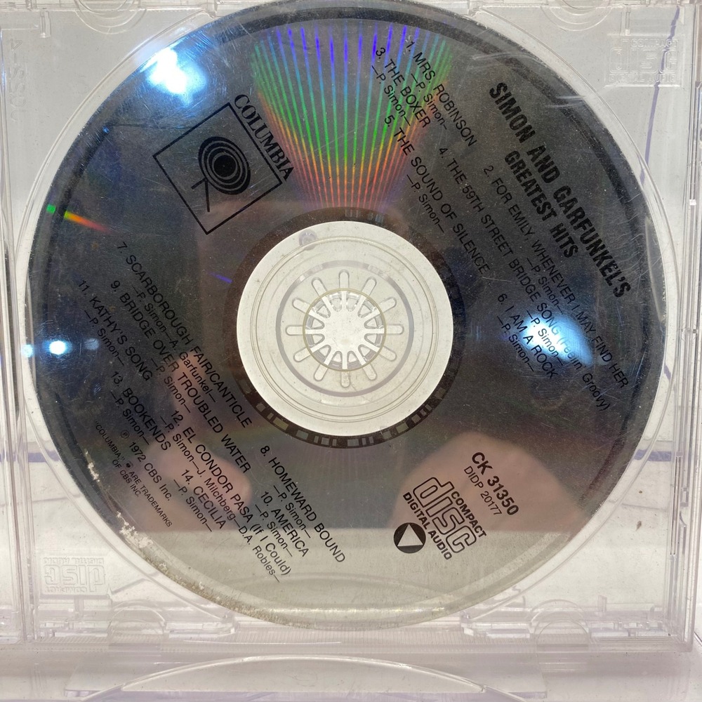 Simon and‎ Garfunkel Greatest Hits CD CK 31350 DIDP 20177 Columbia Records